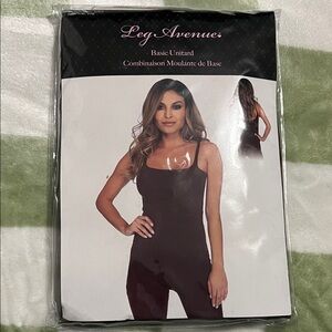 Leg Avenue Sleek Black Unitard